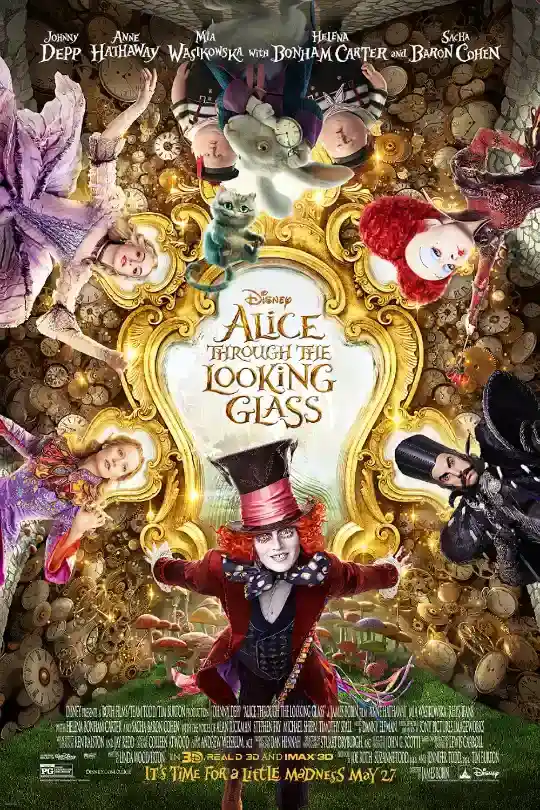Alice Through the Looking Glass (2016) Dual Audio {Hindi-English} Full Movie BluRay